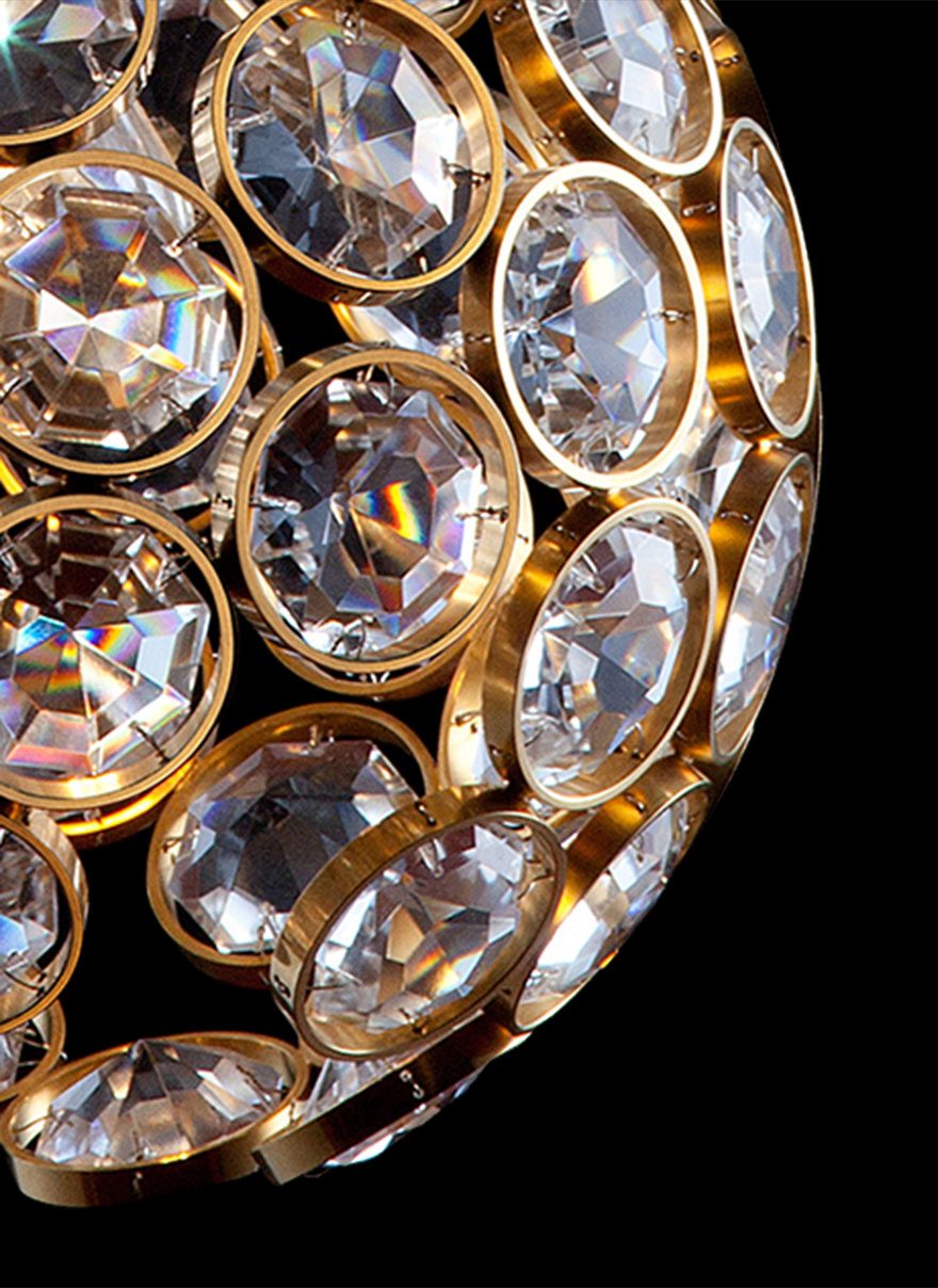 Cunning Sphere chandelier 42578-1 detail LOBMEYR