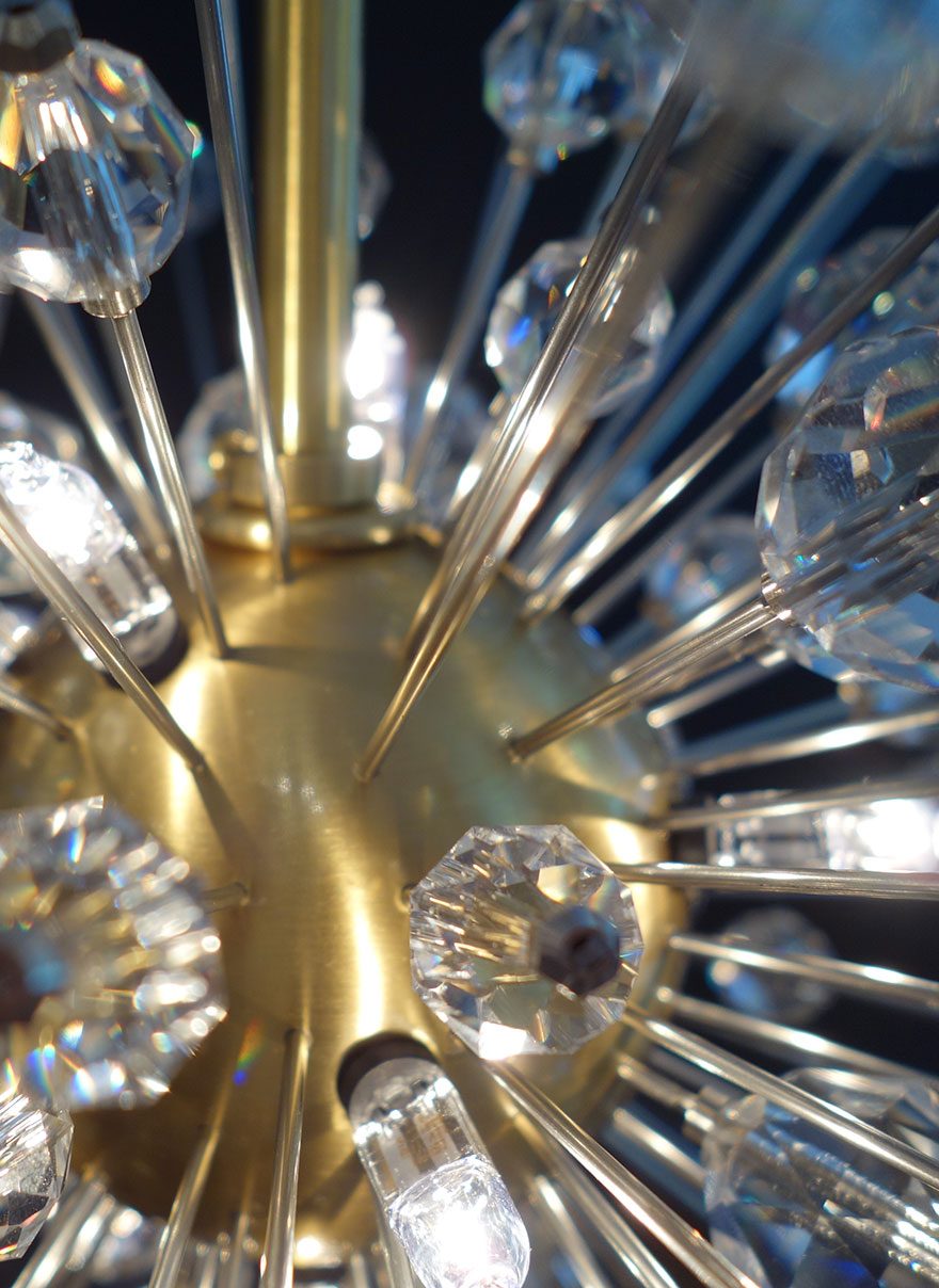 A Mini-Sputnik in french gold finish